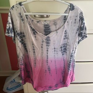 beachy tie dye top